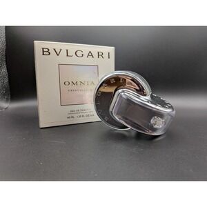 Italian Bvlgari Omnia Crystalline Eau De Toulette Perfume Bottle In Original Box